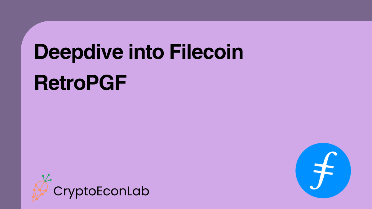 Deepdive into Filecoin RetroPGF